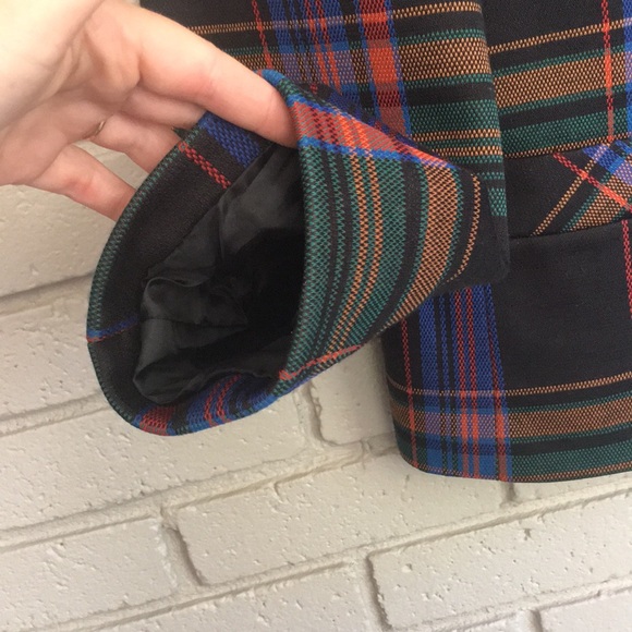 Vintage Plaid Henry Lee Blazer Size 16 - Picture 5 of 12